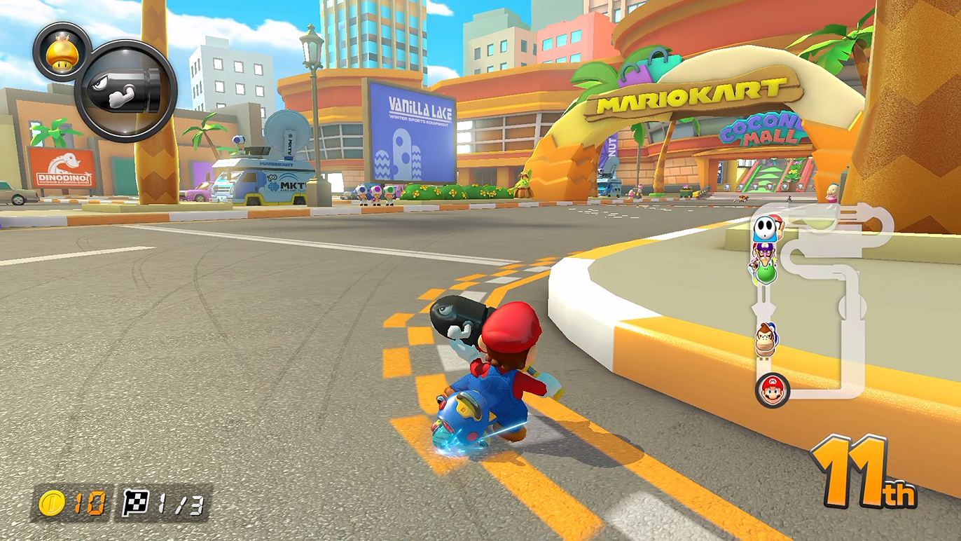 マリオカート8DX プレイ日記21「Wii ココナッツモール」