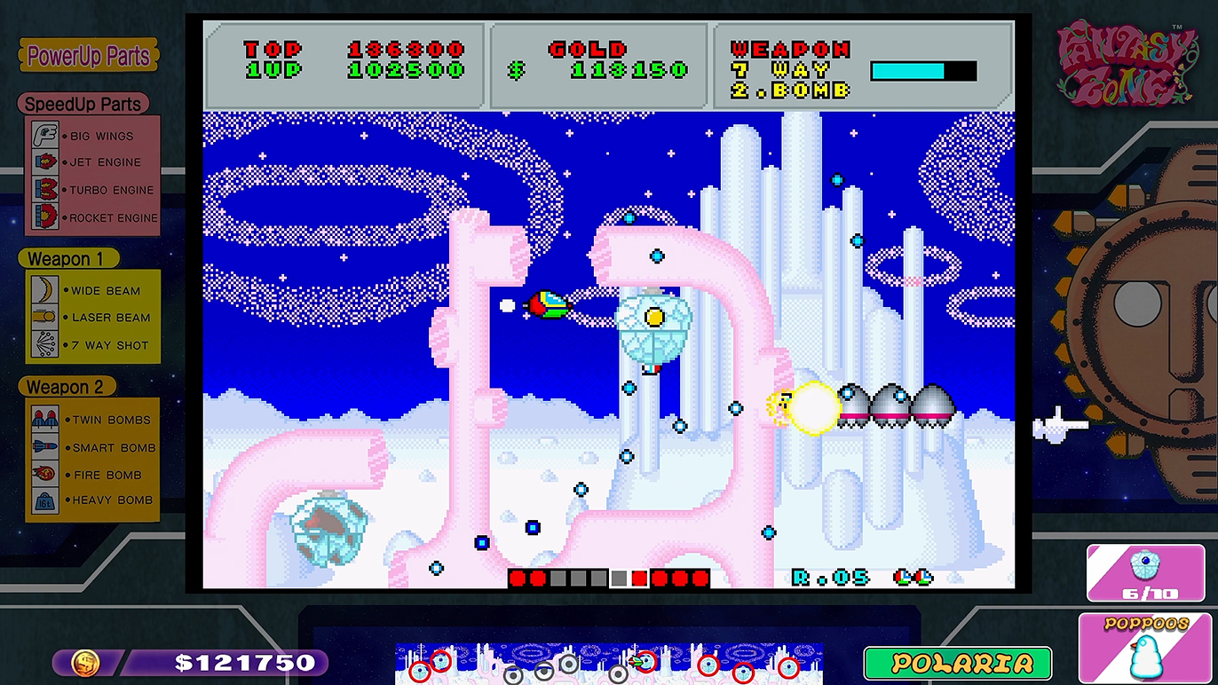 氷の世界が綺麗なラウンド5