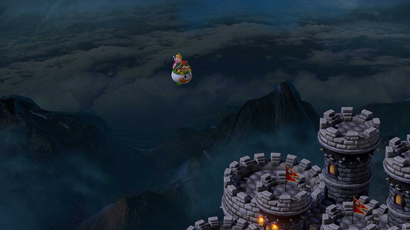 ちょっとシュールなクッパ城への帰還