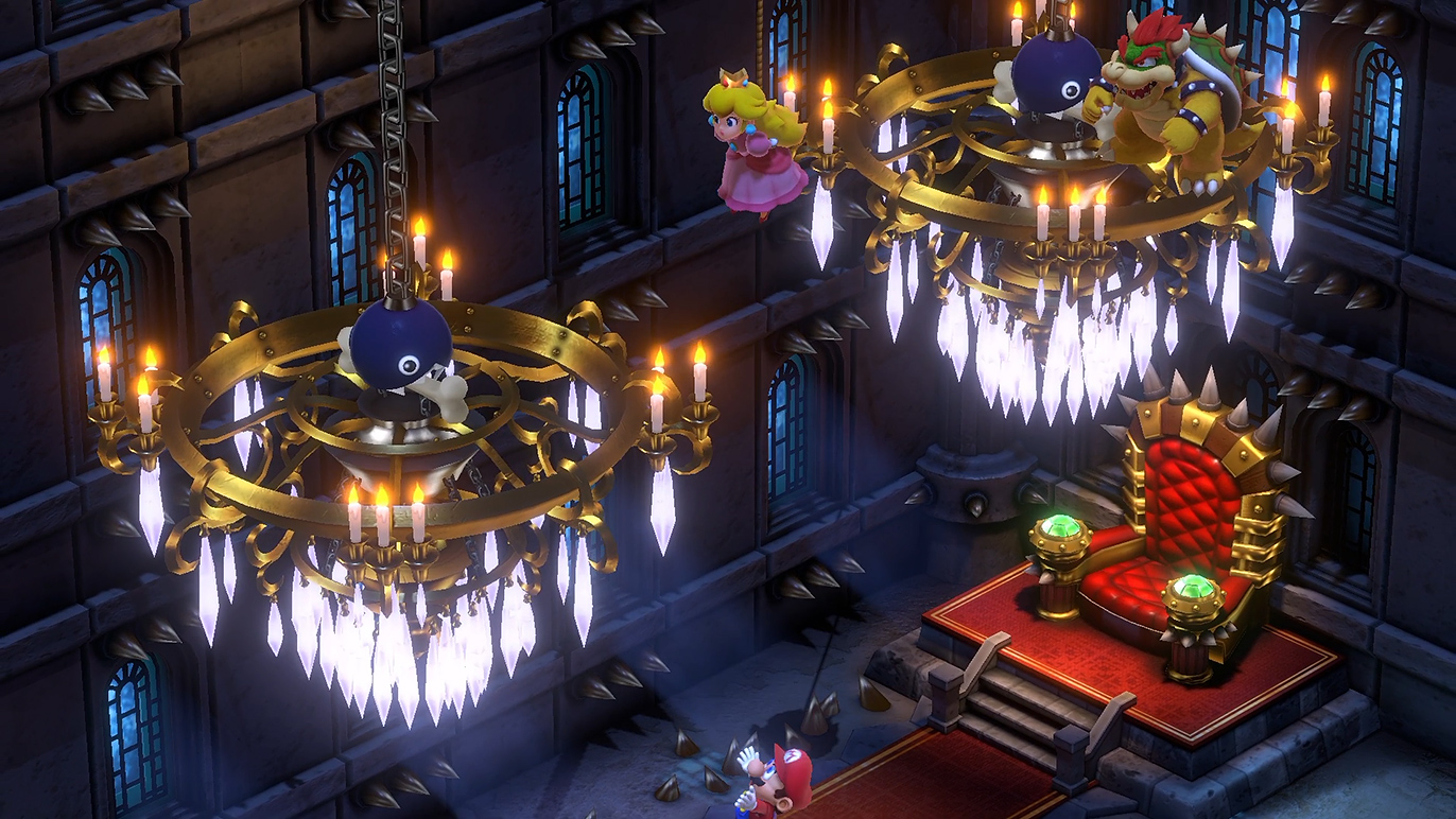 ピーチとクッパを発見!