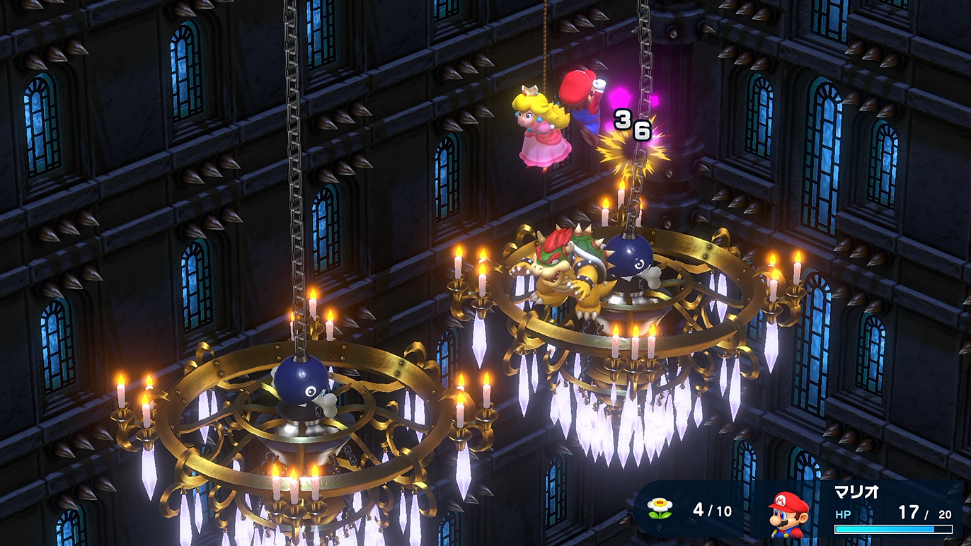 シャンデリワンにはジャンプで攻撃