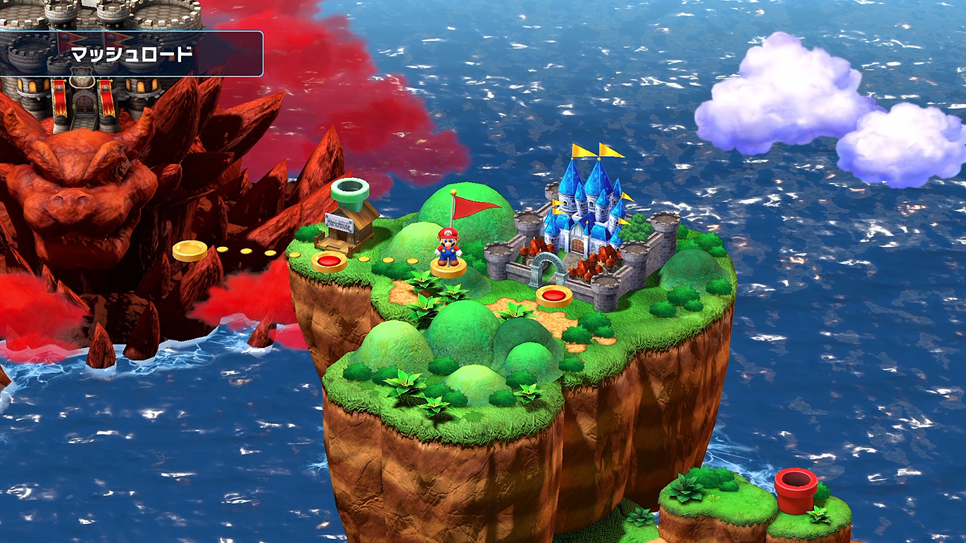 ワールドマップもかなり綺麗に