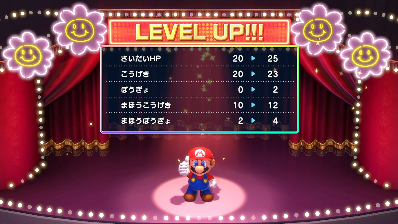 マリオがレベルアップ!
