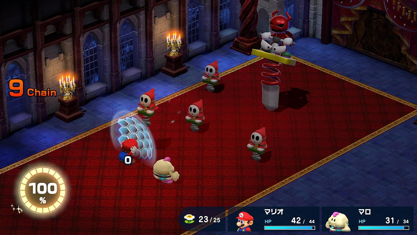 しんえいたいの攻撃はジャストガードしやすい