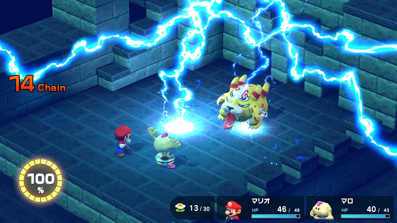 弱点の雷をどうぞ!