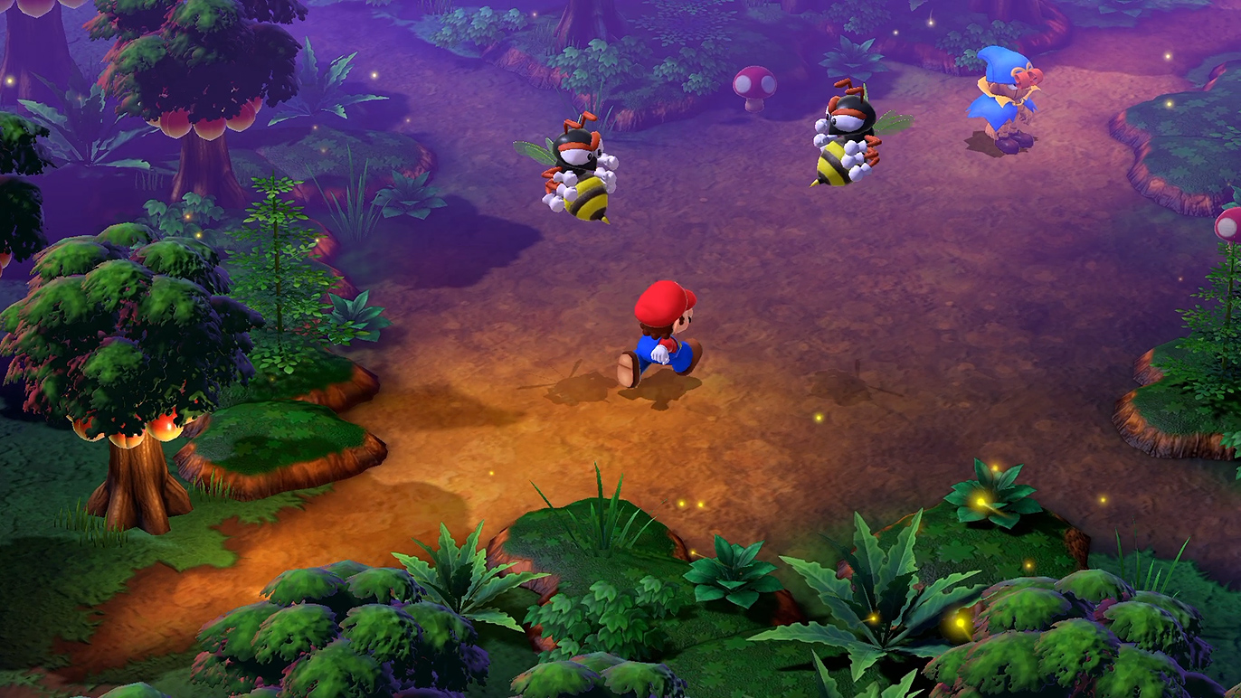 ジーノを見失わないように森の奥へ