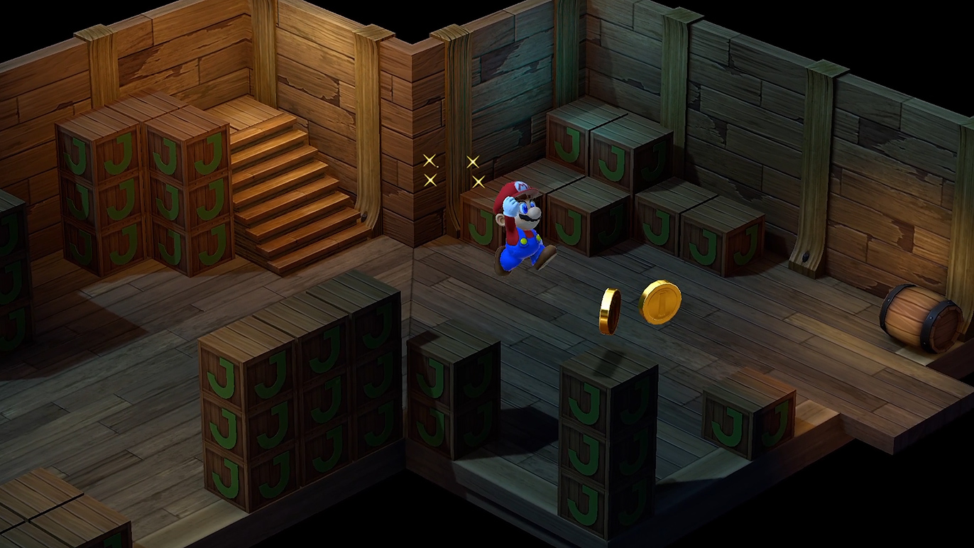 (4) 移動するコインを追いかけて出現するコインを取っていく