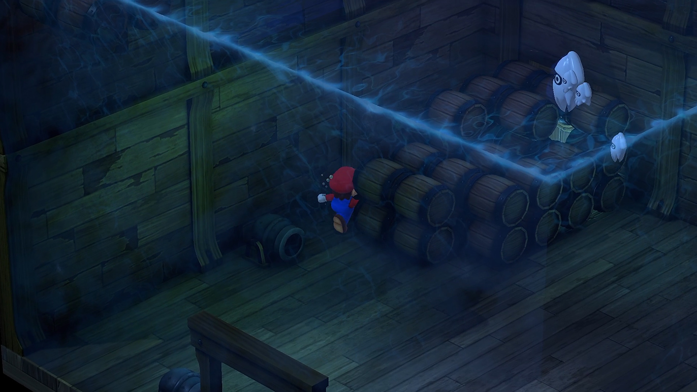 樽の奥を進める