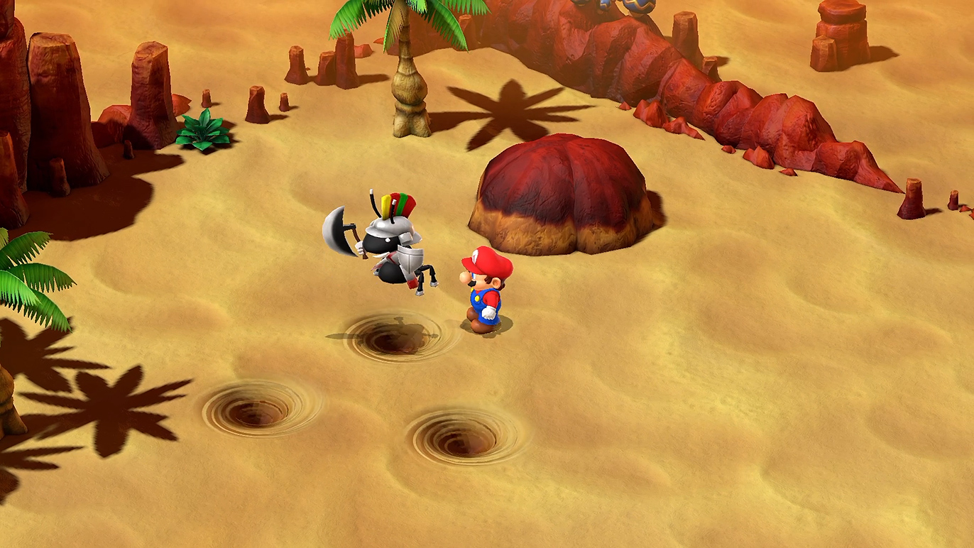 アントウォリアーを目印に進む