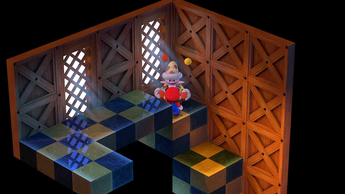 黄色いボールだけ注視