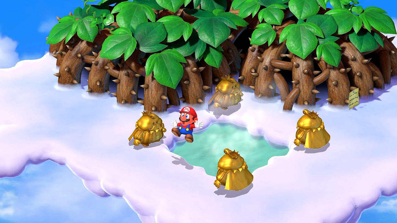 マリオには熱かったみたい