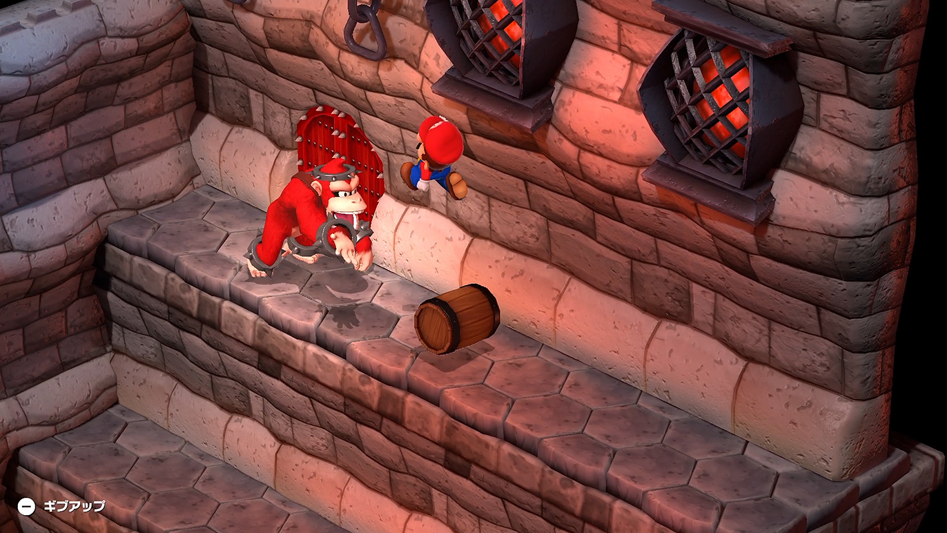 初代ドンキーコングのオマージュかな