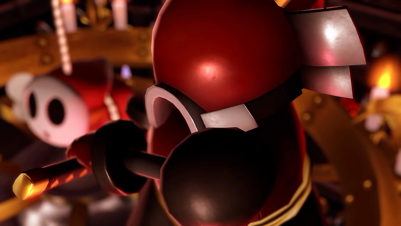 居合を披露するブーマー