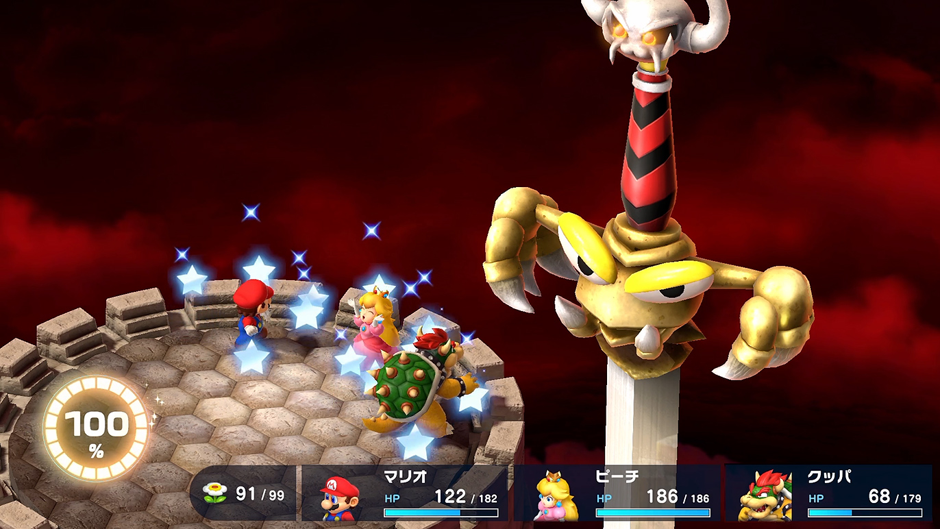 ピーチの回復が頼もしい