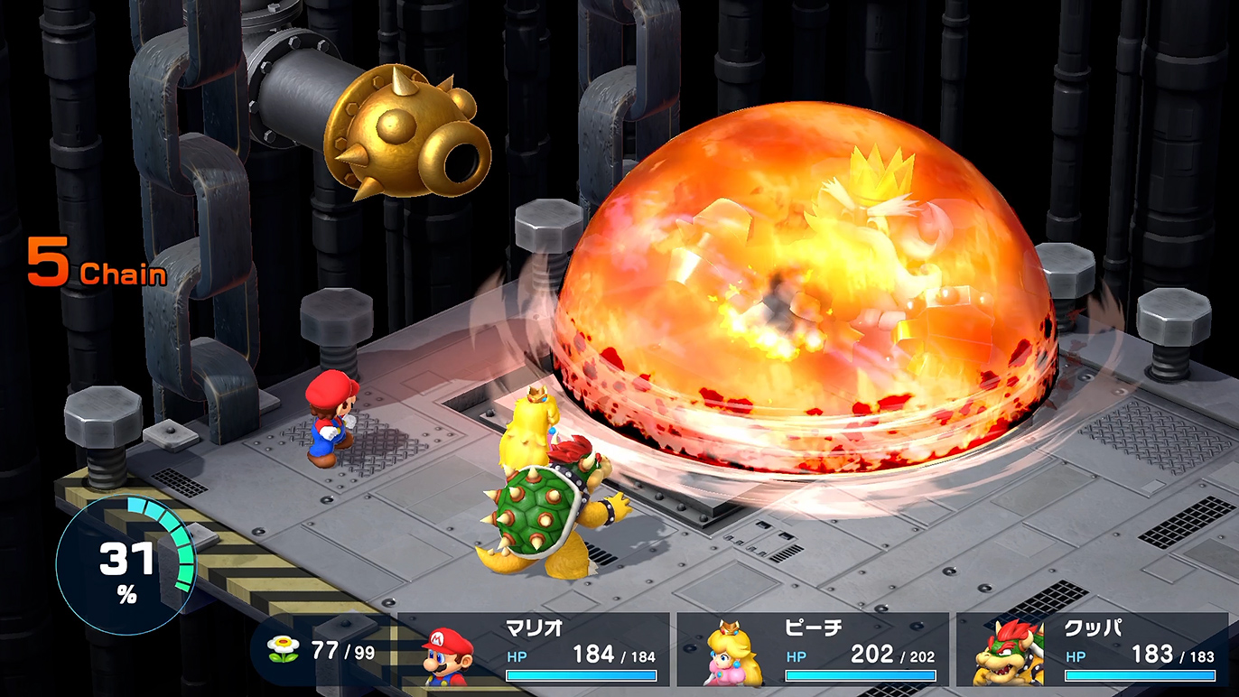 攻守で頼もしかったピーチ