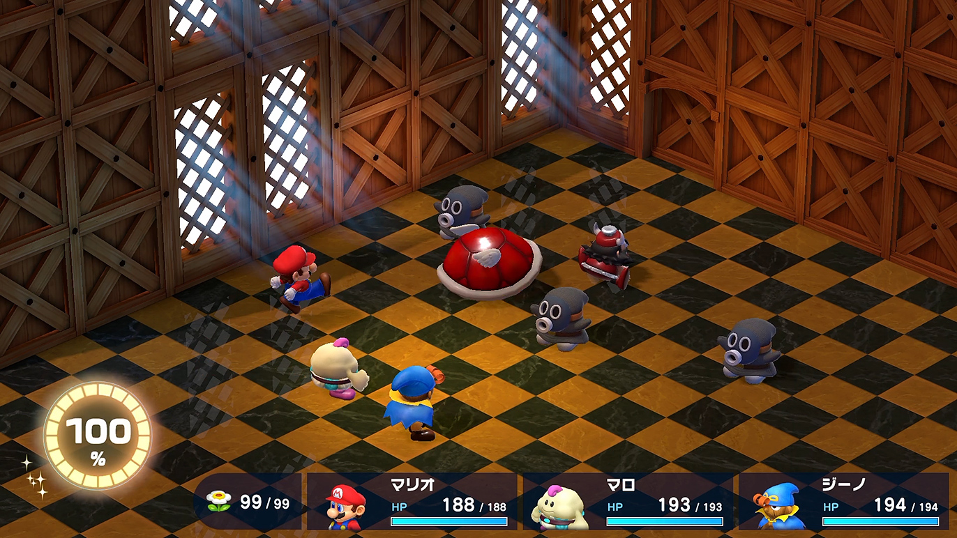 作業中のブッキーに攻撃して集中を切らす