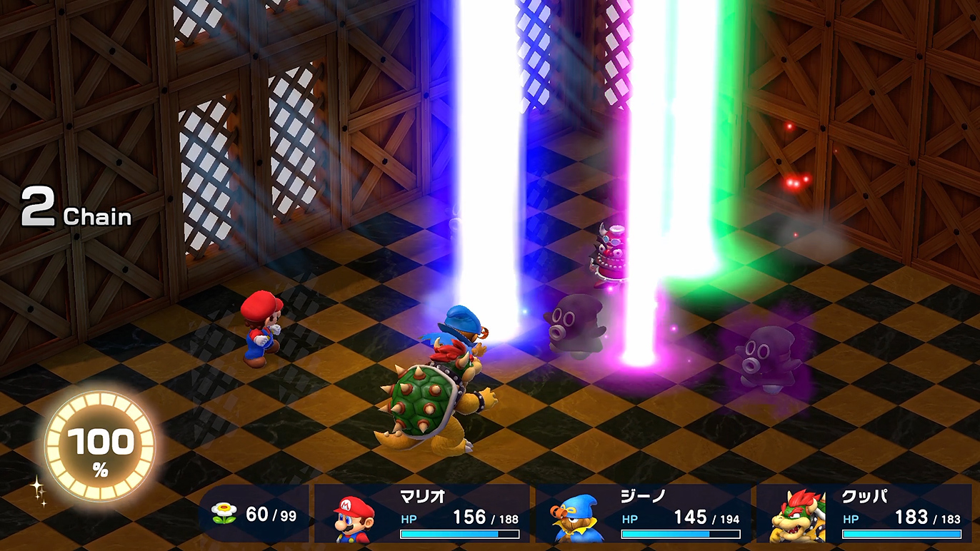 大ダメージを与えるジーノのスペシャル技