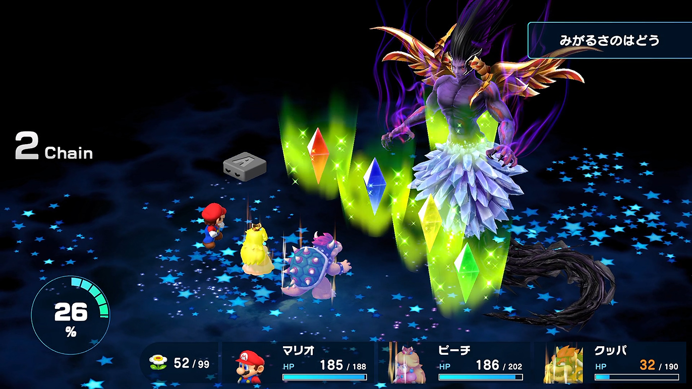 クリスタルは倒される時にバフをかけていく