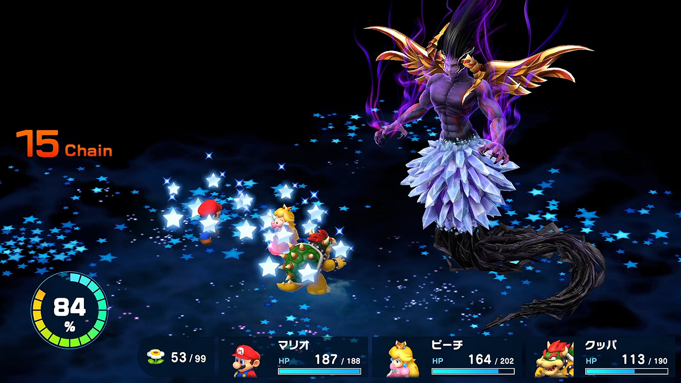 ピーチが容赦なく全体回復