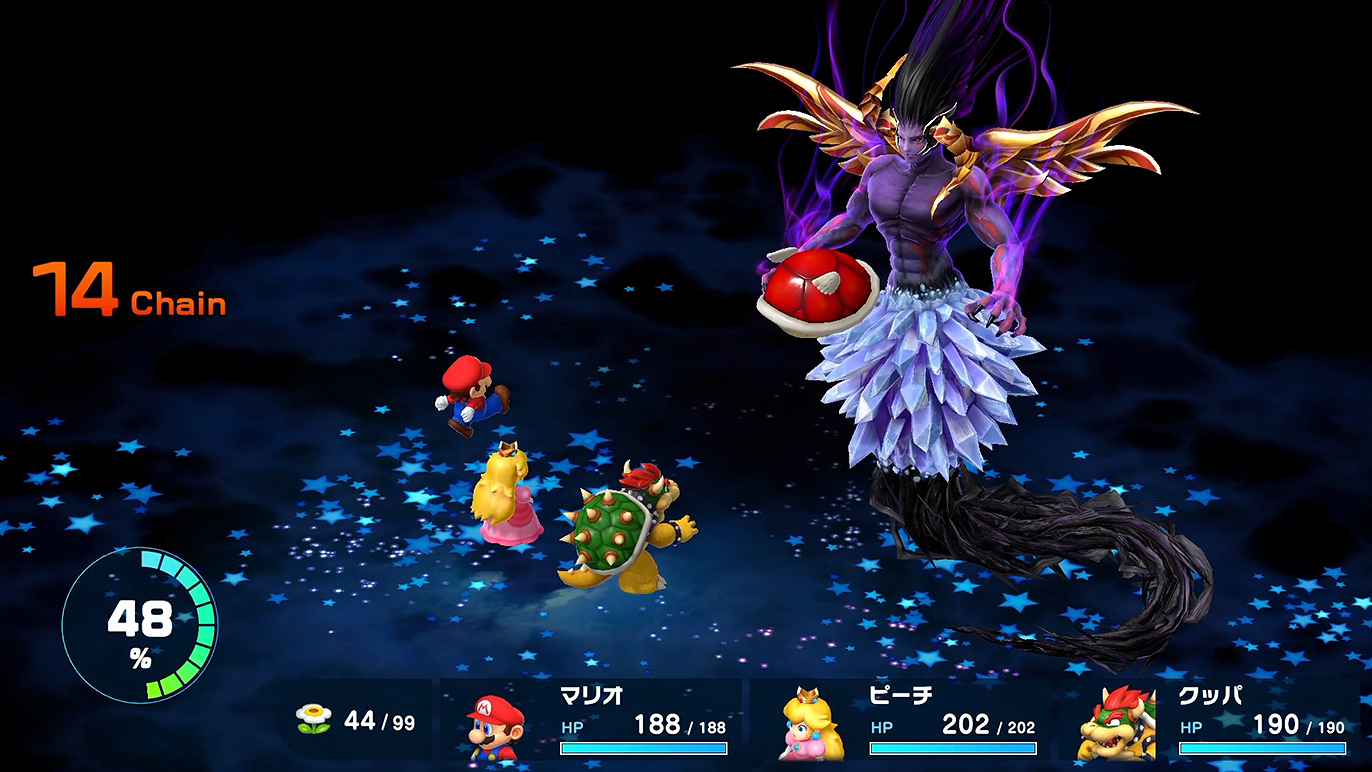 マリオが激闘に終止符を打つ