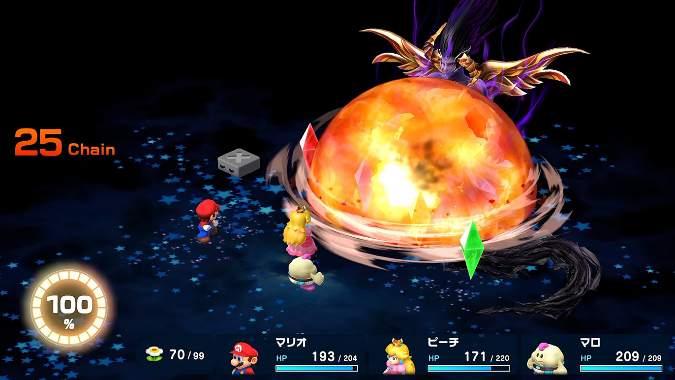 ピーチも積極的に攻撃